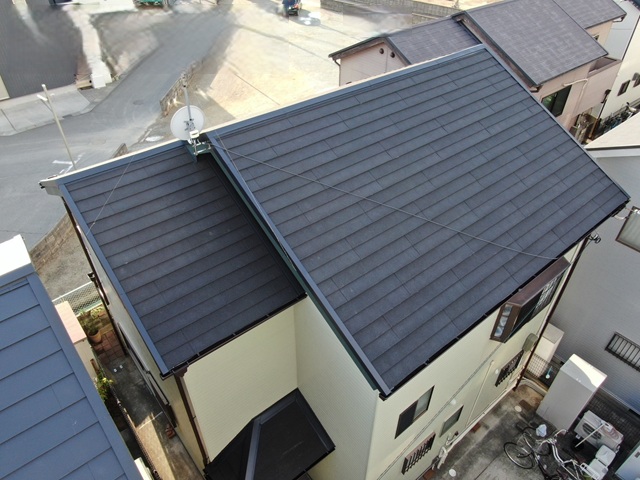 明石市　H様　ディプロマット屋根カバー工法　施工写真